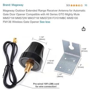 Receiver antenna (315mhz)